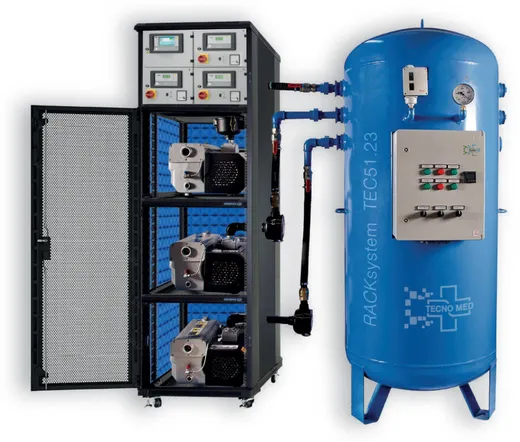 Rack System Medical Vacuum Plant