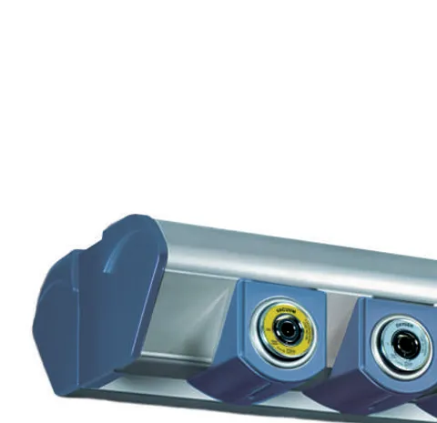 Na-Di bridge type intensive care unit end cap with oxygen and vacuum outlets