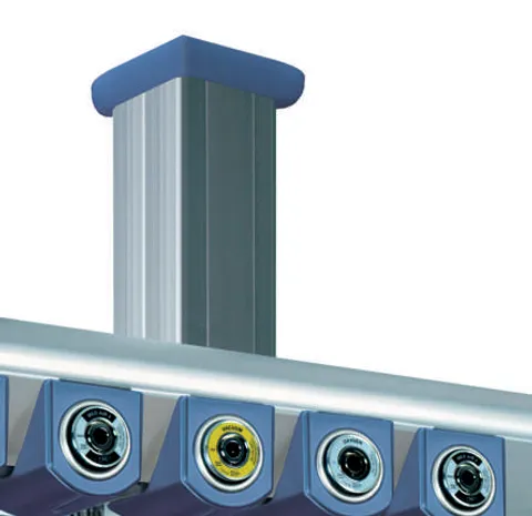Na-Di bridge type intensive care unit with ceiling column and angled medical gas outlets