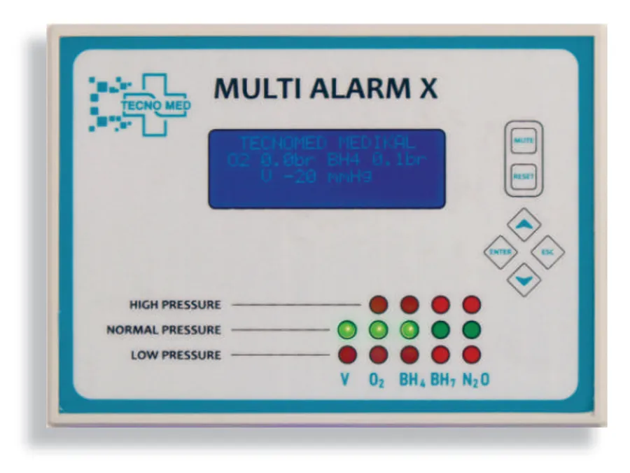 Medical Gas Alarm Unit (Multi Alarm X) – TEC31.04