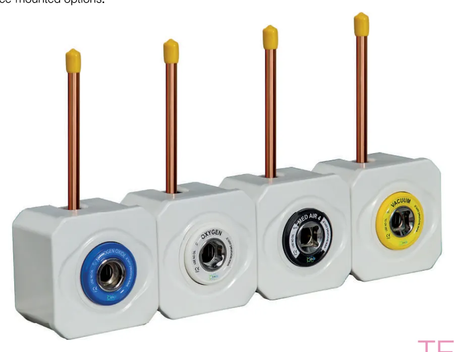 Terminal Wall-Mount Gas Outlets – TEC61.xx.xx.TU